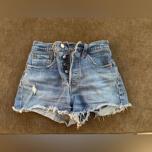 Levis 501 Button Fly Shorts